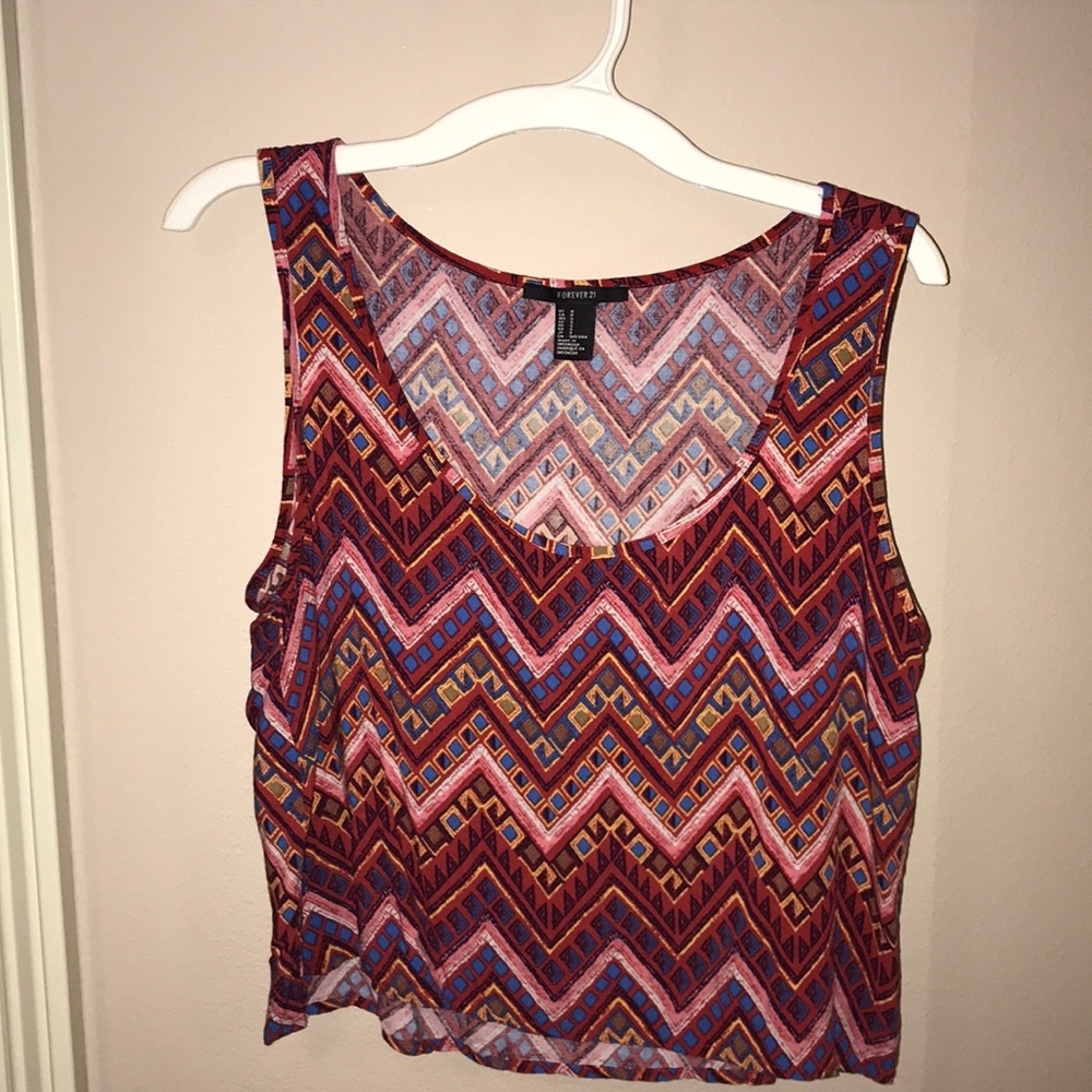 patterned crop top